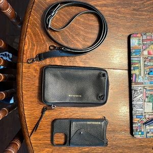 Bandolier Hailey side slot case and zipper pouch for IPhone 12/12 Pro